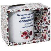 Wholesale - Ceramic Coffee Mug, Never Trust C/P 16, UPC: 885114636587